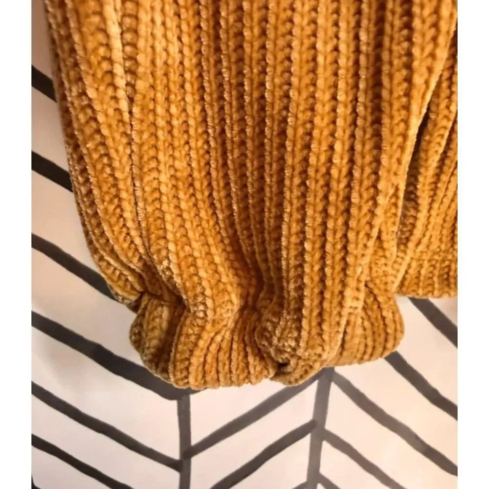 Old Navy Super Soft High Low Cable Knit Sweater Girls 8 5030